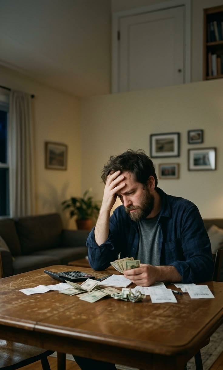 A family receiving urgent financial assistance support