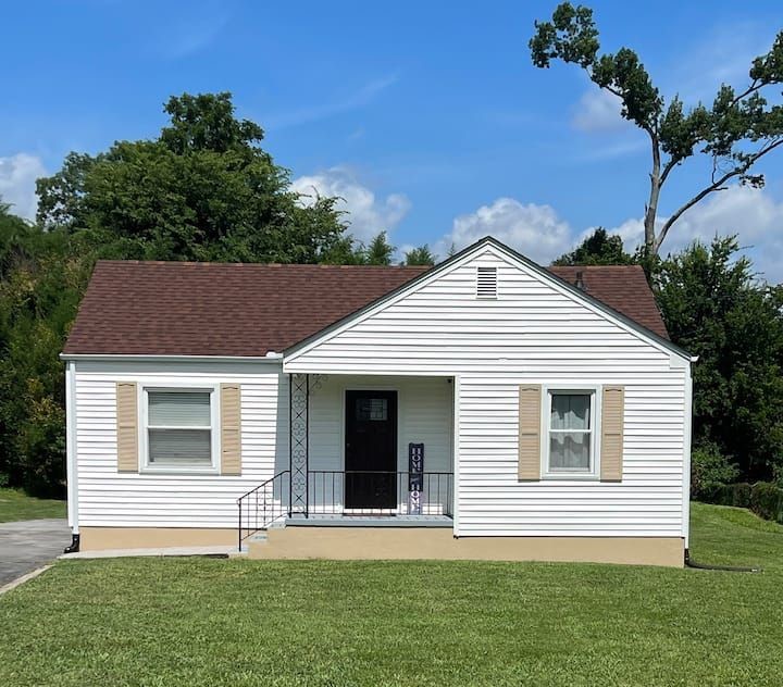 A modern family home representing housing support assistance